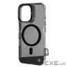 Чохол Kajsa Aluminium Shield with Magnetic Ring iPhone 16 black smoke (59661 black smoke)