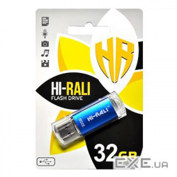 Флеш-накопичувач Hi-Rali 32 GB Rocket series Blue (HI-32GBVCBL)