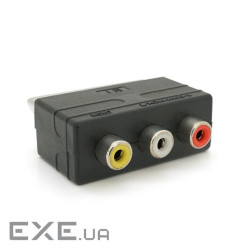 Перехідник SCART (тато) -3 RCA (мама) (SCART-3RCA) ) (SCART-3RCA)