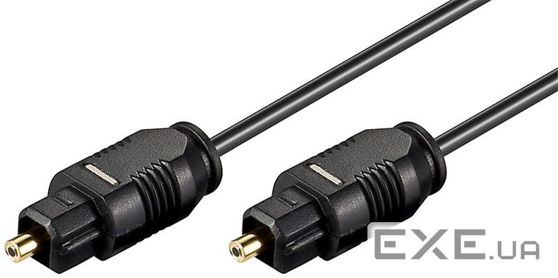 Кабель Goobay аудіо оптичний Toslink 5.0m,D=2.2mm CoreD=1.1 (75.05.1219-50)