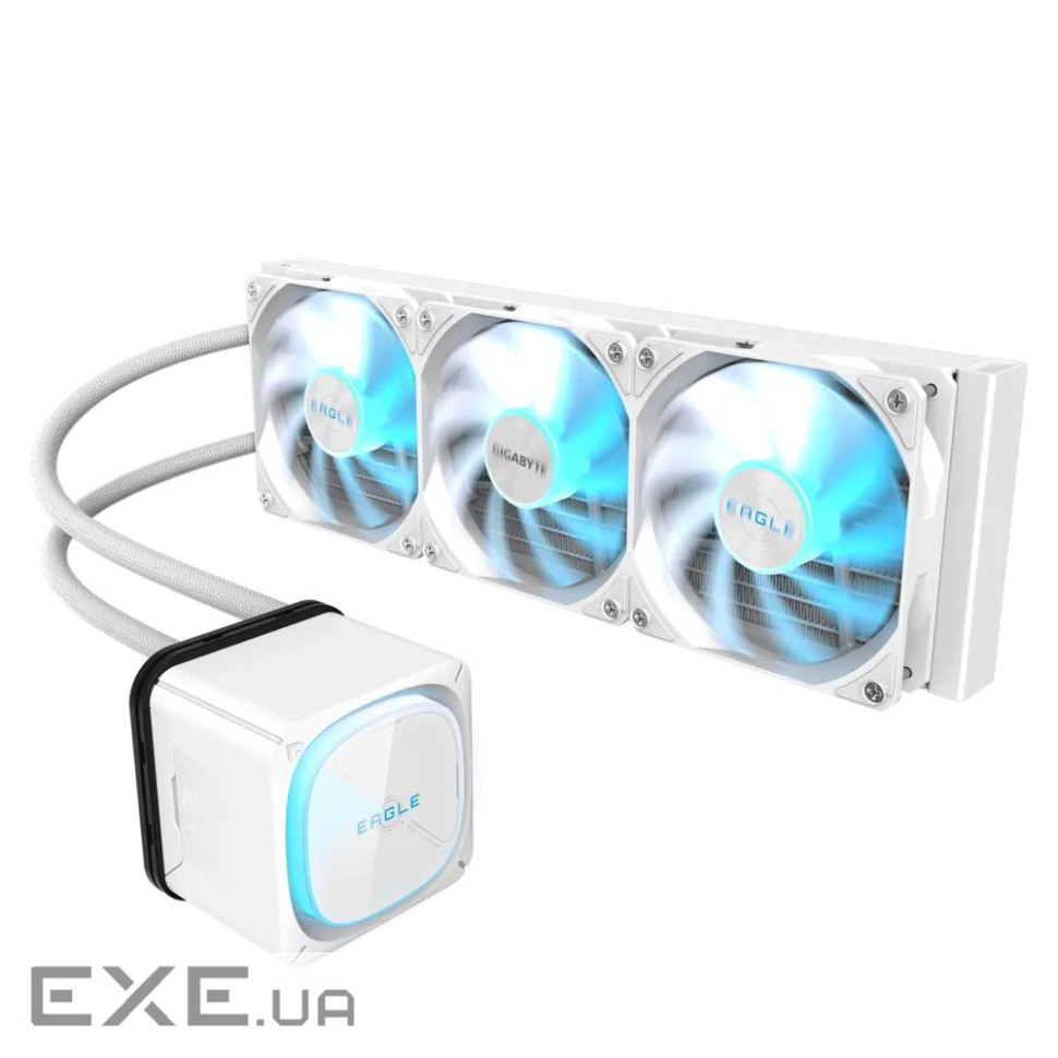 Система водяного охлаждения Gigabyte Eagle 360 Ice, Intel:1150/1151/1152/1155/1156/1200/1700/1851, A