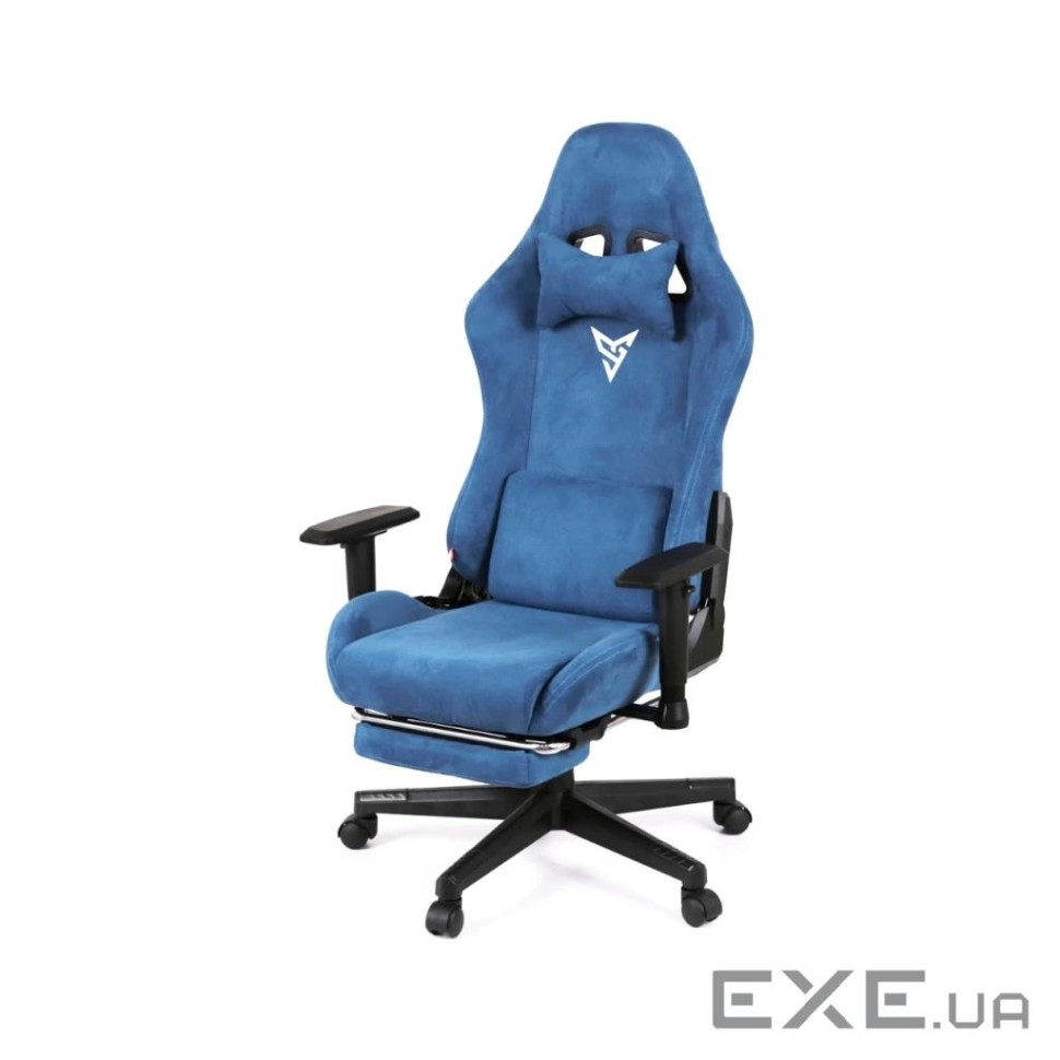 Крісло ігрове Аклас Герць RL (Оксамит Світло-синій) (00160348)