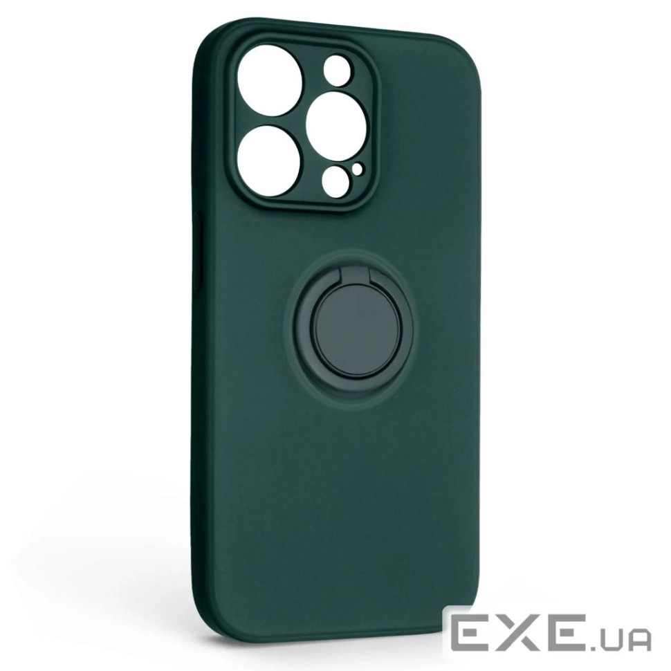 Чохол до мобільного телефона Armorstandart Icon Ring Apple iPhone 14 Pro Dark Green (ARM68713)