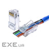 Конектор наскрізний RJ45 Cat.5E (100 шт ) (20030)