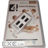 Концентратор USB 2.0 Atcom TD4004 4хUSB2.0 White (AT10724)