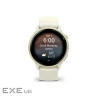 Смарт-годинник Garmin vivoactive 6, Bone/Lunar Gold, GPS смарт-годинник (010-02985-01)