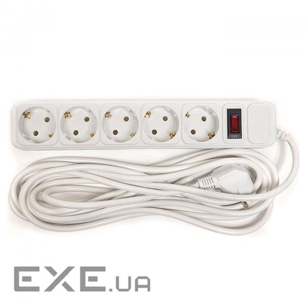 Мережевий фільтр-подовжувач POWERPLANT JY-1057/ 3 White 3м (PPSA10M30S6)