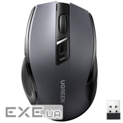 Миша UGREEN MU006 Ergonomic Bluetooth Gray (90855)