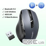 Миша UGREEN MU006 Ergonomic Bluetooth Gray (90855)