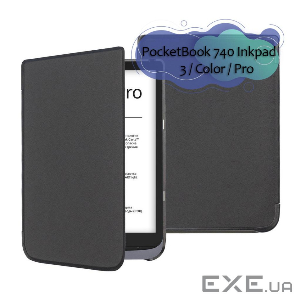 Чохол до електронної книги BeCover Smart Case PocketBook 740 Inkpad 3 / Color / Pro Black (713380)