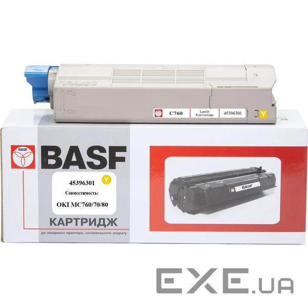 Тонер-картридж BASF OKI MC760/770/780/ 45396301 Yellow (KT-45396301) (BASF-KT-45396301)
