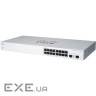16x 10/100/1000 ports + 2 GE SFP Smart Switch (CBS220-16T-2G-EU)