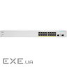 16x 10/100/1000 ports + 2 GE SFP Smart Switch (CBS220-16T-2G-EU)