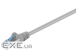 Патч-корд екранований RJ45 SFTP6a 2.0m,patch AWG27 D=6.0mm LSOH Gold Cu,сірий (75.09.3741-10) (75.09.3741-10)