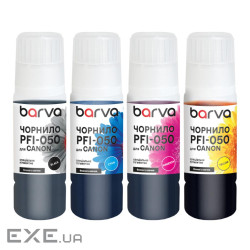 Чорнило Barva Canon PFI-050 4x70 мл, special, pigmented BK/C/M/Y OneKey (C050-070-MP)