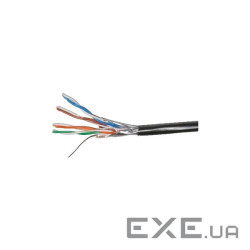 Кабель мережевий DCG FTP 305м , cat 5e, CCA, 4 pairs, 0.50mm, PE B, outside, black (159078)
