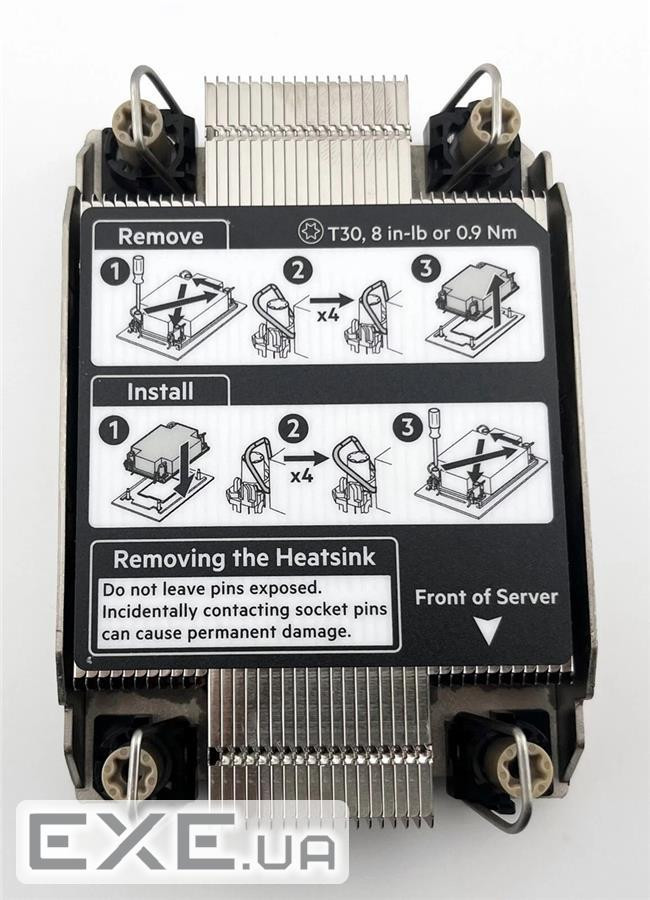 Радіатор HPE ProLiant DL3X0 Gen11 1U Standard Heat Sink Kit HPE P48904-B21