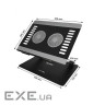 Підставка для ноутбука OFFICEPRO LS122B Black