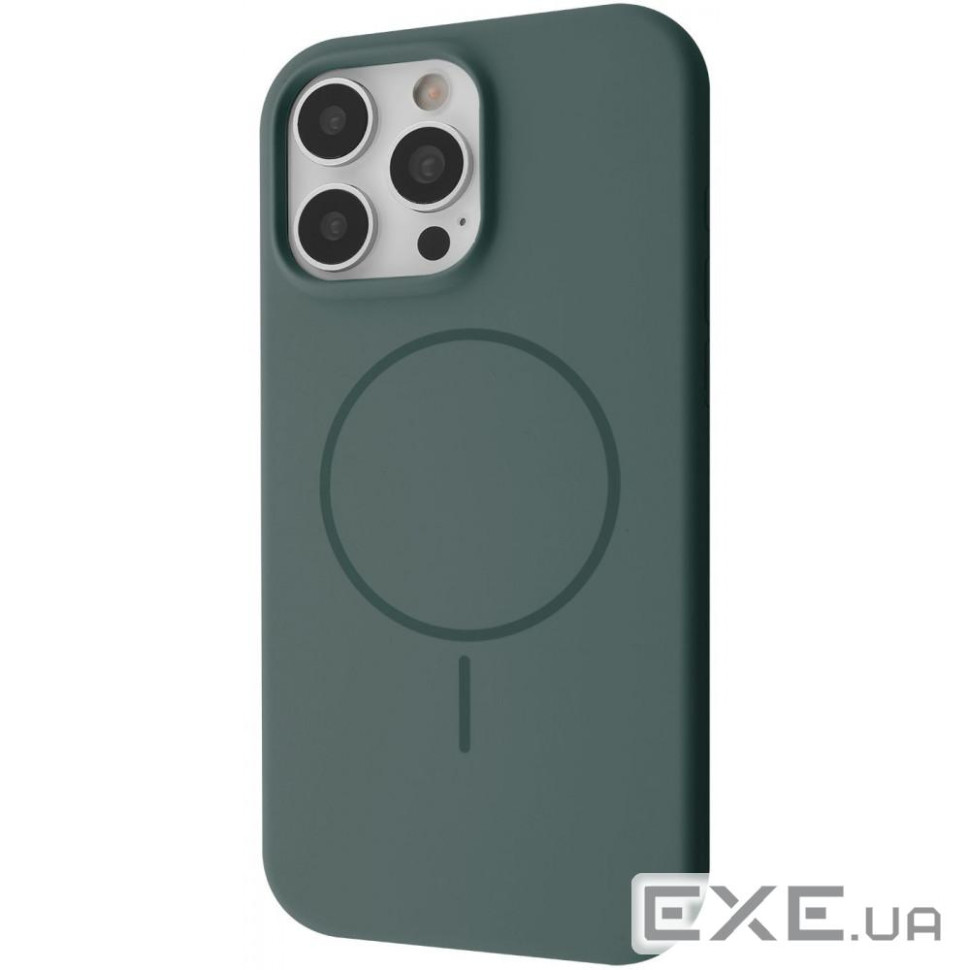 Чехол WAVE Color Circle с магнитным кольцом iPhone 15 Pro Max dark green (71114 dark green)