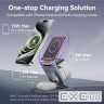 Зарядний пристрій 15W 3-in-1 Magnetic Wireless Fast Charger Gray Vention (FGFH0)