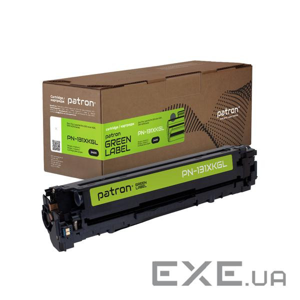 Картридж Patron HP 131X (CF210X) Green Label, black (PN-131XKGL)