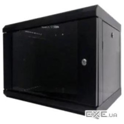 Шафа настінна Hypernet 9U 19" 600x600 (WMNC66-9U-FLAT-BLACK)