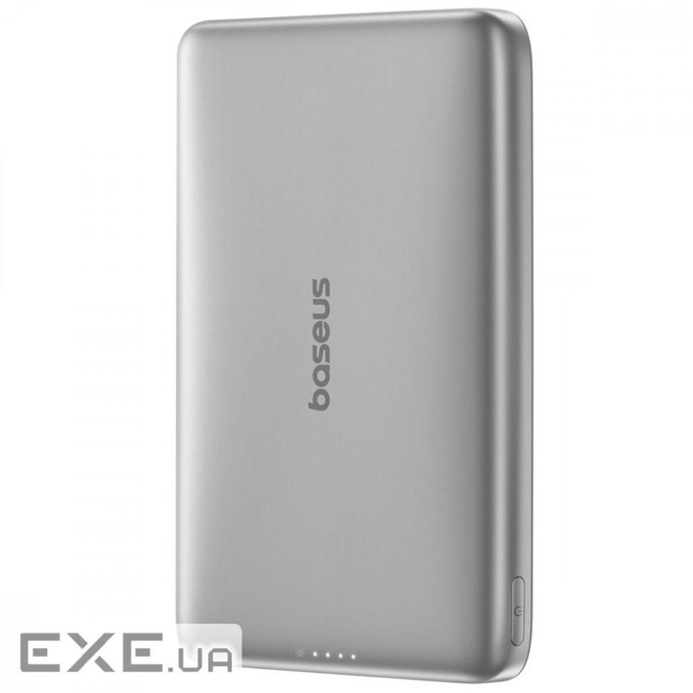 Портативная Батарея Baseus PicoGo Ultra-Slim AM41 Qi2 27W 10000mAh silver (E0027203)