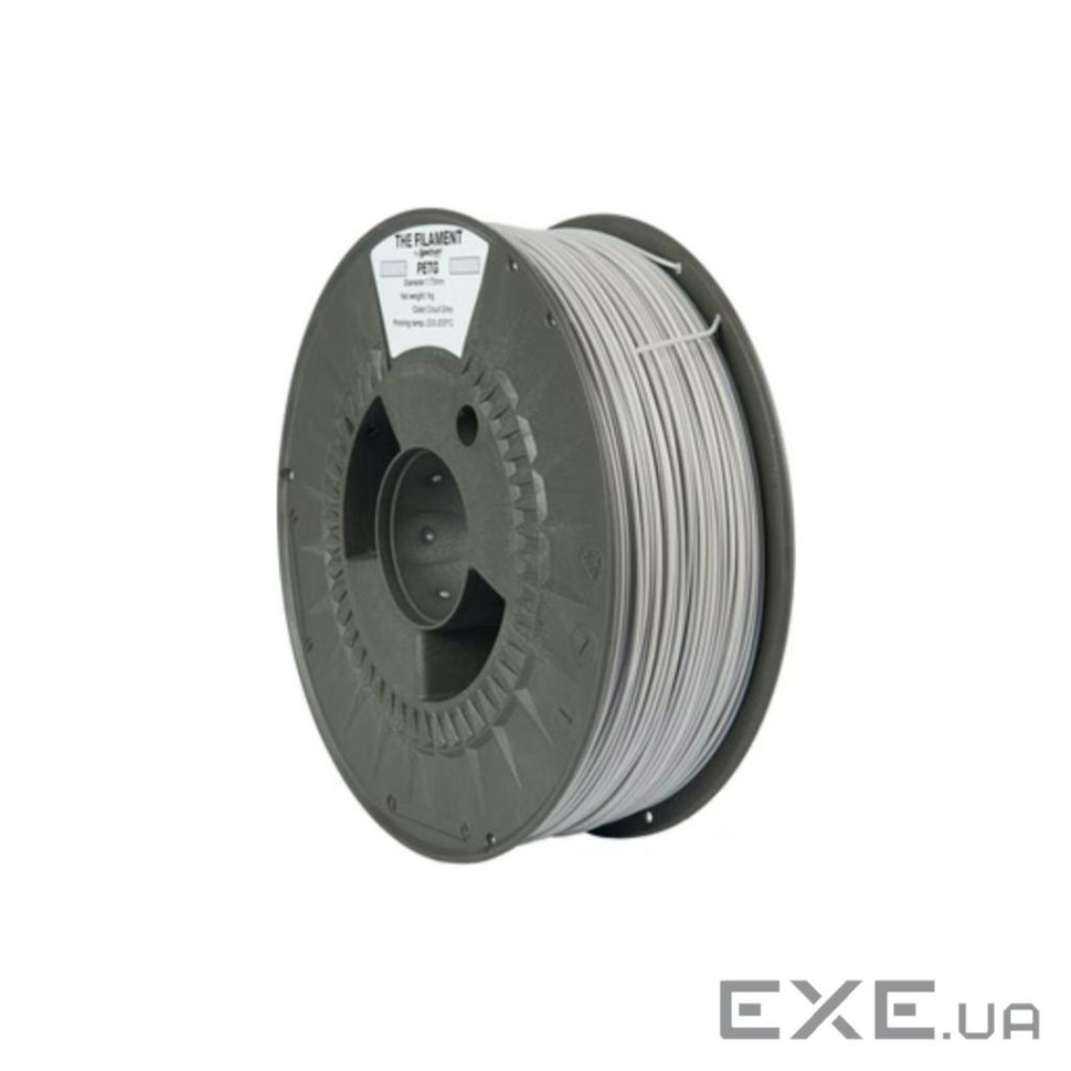 Пластик для 3D-принтера The Filament PETG 1.75mm CLOUD GREY 1kg (TF-24018)