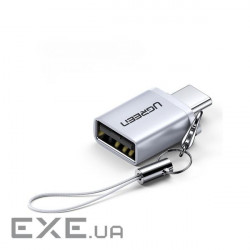 Перехідник OTG USB 3.0 AF to USB-C gray Ugreen (50283)