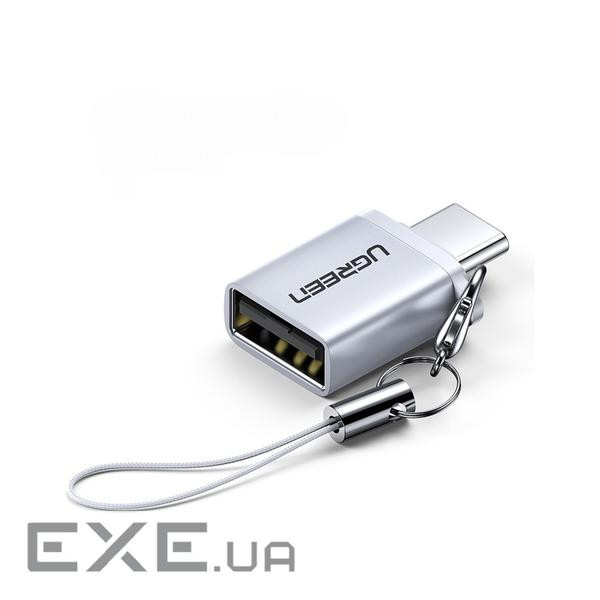 Перехідник OTG USB 3.0 AF to USB-C gray Ugreen (50283)