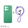 Чохол до мобільного телефона Dengos Case + Cross-body Strap Xiaomi Redmi 15C Mint+Pu (DG-KM-CCRB-50)