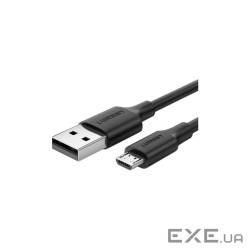 Дата кабель USB 2.0 AM to Micro 5P 3.0m 2A US289 black Ugreen (60827)