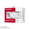 Зарядний пристрій AXAGON 1xUSB QC3.0 + 1xUSB-C PD20W white (ACU-PQ20W)