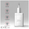 Зарядний пристрій AXAGON 1xUSB QC3.0 + 1xUSB-C PD20W white (ACU-PQ20W)