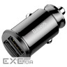 Зарядний пристрій Baseus Grain Car Charger USB-A Black (CCALL-ML01)