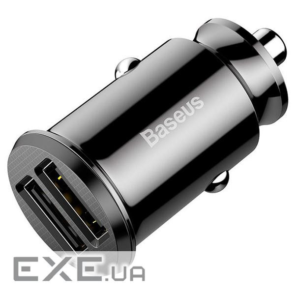 Зарядний пристрій Baseus Grain Car Charger USB-A Black (CCALL-ML01)