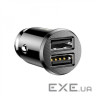 Зарядний пристрій Baseus Grain Car Charger USB-A Black (CCALL-ML01)