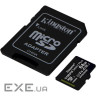 Карта пам'яті KINGSTON microSDXC Canvas Select Plus 64GB UHS-I U3 V10 A1 Class 10 + SD-a (SDCS2/64GB)