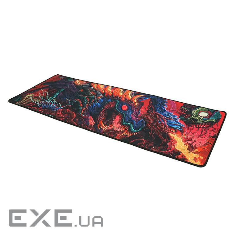 Килимок 300*800 тканинний Red Chaos з боковою прошивкою, товщина 3 мм, колір Mix, (YT-MRC / B38-MC) Mix, (YT-MRC / B38-M