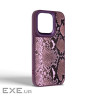 Чохол до мобільного телефона Harder Genuine Snake Apple iPhone 14 Pro Dark Purple (ARM76788)