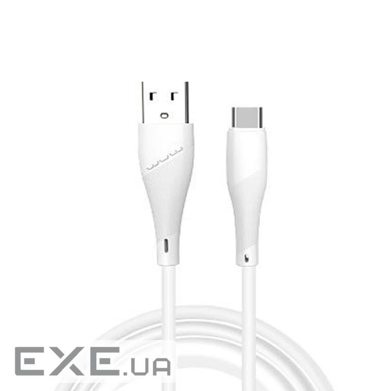 Кабель WUW-X196 USB Type-C 2,4А white (6972573335589)