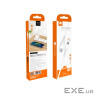 Кабель WUW-X196 USB Type-C 2,4А white (6972573335589)