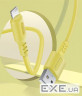 Дата кабель USB 2.0 AM to Lightning 1.0m soft silicone yellow ColorWay (CW-CBUL043-Y)