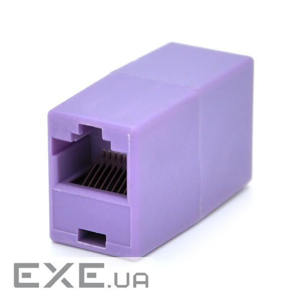 З&apos,єднувач RJ45 8P8C мама / мама RJ45 для з&apos,єднання кабелю, фіолетовий, Q10 (2xRJ45-PURPLE) , Q10 (2xRJ45-PURPL
