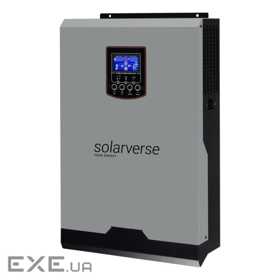 Автономний інвертор Solarverse Ampere 3kW 24V 1 MPPT 220V Однофазний (SV3024A)