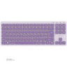 CANYON Keyboard OnType 10 Low Profile EN Wired Violet (CNS-HKB10V)