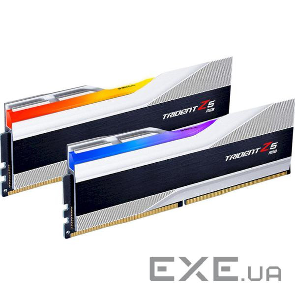 Модуль пам'яті G.SKILL Trident Z5 RGB Metallic Silver DDR5 6000MHz 32GB Ki (F5-6000J3040F16GX2-TZ5RS)