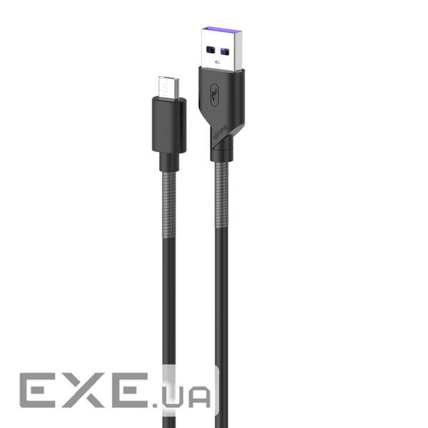 Кабель SkyDolphin S27V Spring Anti-Brake USB-Micro USB (M/M), 1 м , Black (SDUSB-000613)