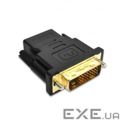 Адаптер STLab DVI-D (24+1) male to HDMI female, HDTV 1080p, чорний (U-994)