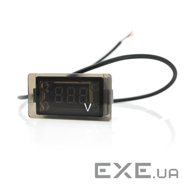 Цифровий вольтметр вологозахищений IP65, діапазон вимірювань 4 -30V, Blue (YT-WDV / IP65-4 -30V-Be) 4 -30V, Blue (YT-WDV